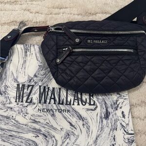 MZ Wallace Small Crosby Sling. Black. Dust bag. Good condition.